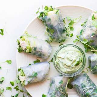 Chicken Salad Summer Rolls