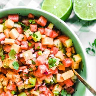 Melon Salad with Chile and Lime