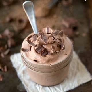 Homemade Chocolate Frosty