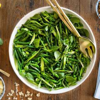 Lemony French Green Bean Asparagus Salad