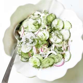 Creamy Cucumber Salad