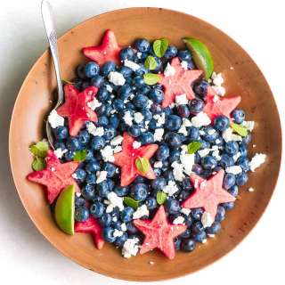 Red White and Blueberry Fruit Salad