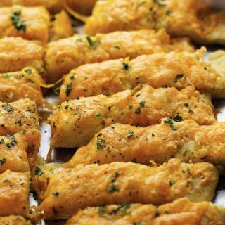 Cheesy Cheddar Garlic Breadsticks