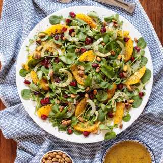 Orange Fennel Watercress Salad