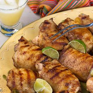 Tequila Glazed Chicken Thighs