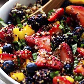Honey Lime Quinoa Fruit Salad