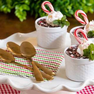 Ridiculously Easy Chocolate Peppermint Pots De Crème