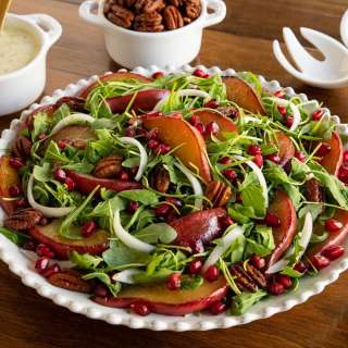 Caramelized Pear Arugula Salad