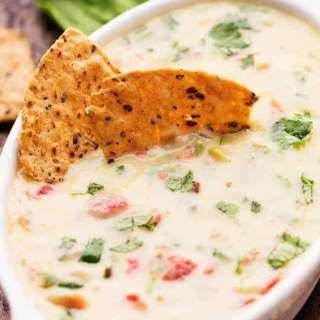 White Spinach Queso