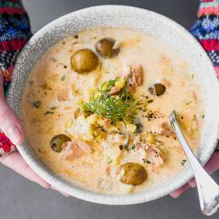 Smoked Salmon Chowder