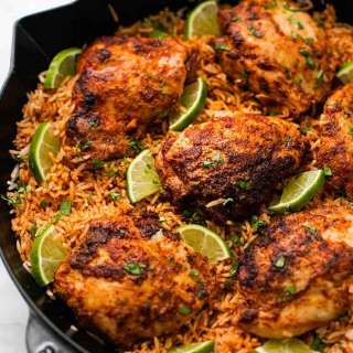One Pan Chili Lime Chicken & Rice