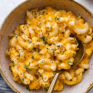 Cheesy Butternut Squash Pasta