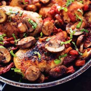 Tuscan Garlic Skillet Chicken