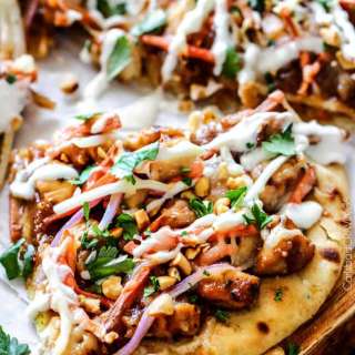 Thai Chicken Flatbread Pizza