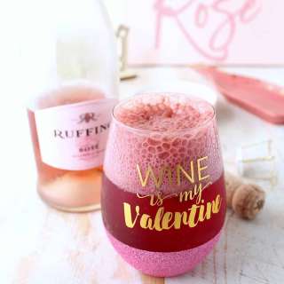 Raspberry Sorbet Rosé Float