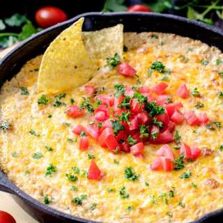 Queso Verde Corn Dip