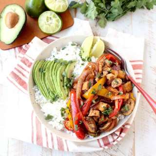 Turkey Fajita Rice Bowl