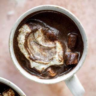 Salted Peanut Butter Hot Chocolate