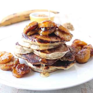 Caramelized Plantain Pancakes