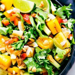 Grilled Mango and Pineapple Salad