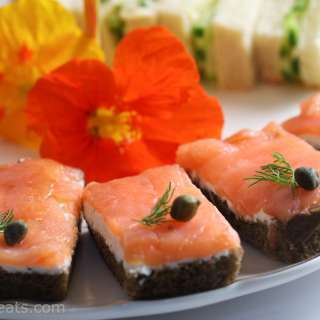Smoked Salmon Tea Sandwiches