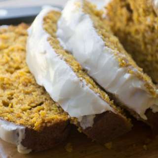 Maple Glazed Pumpkin Bread