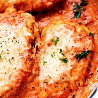 Creamy Tomato Italian Parmesan Chicken