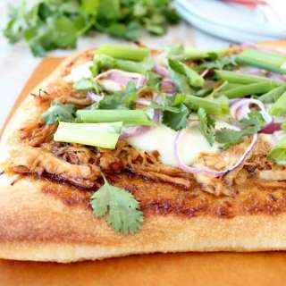 Korean BBQ Chicken Pizza