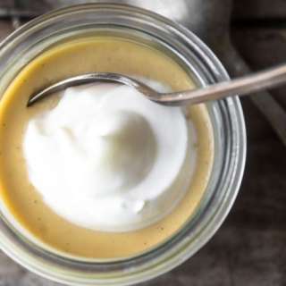 Salted Maple Pot de Crème with Bourbon Whipped Cream