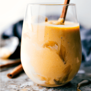 Homemade Pumpkin Spice "Latte" Floats