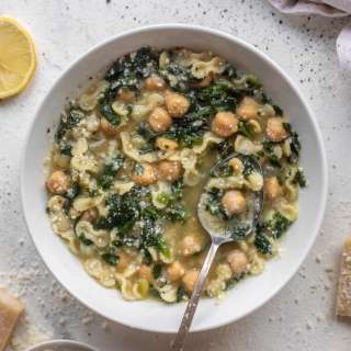 Parmesan Chickpea Soup