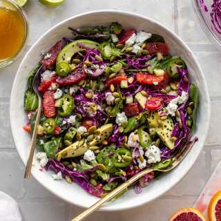 Rainbow Citrus Crunch Salad