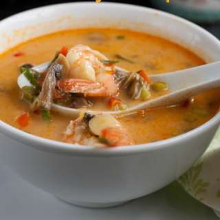 Thai Coconut Shrimp Soup