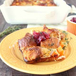 Thanksgiving Leftover Breakfast Casserole