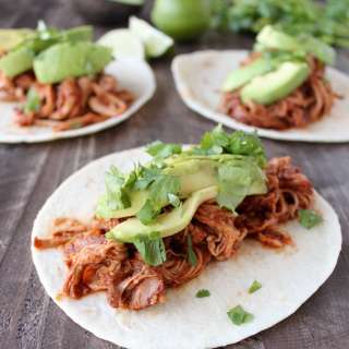 Sriracha Honey Pulled Pork Tacos
