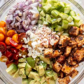 Blackened Chicken Chopped Salad