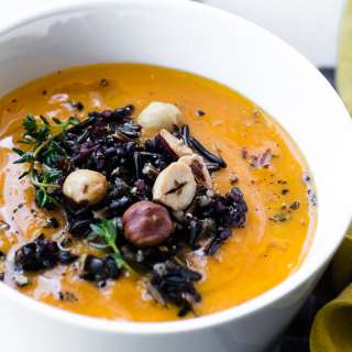 Wild Rice and Carrot Soup