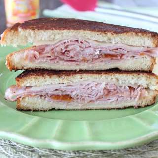 Apricot Ham and Cheese Sandwich