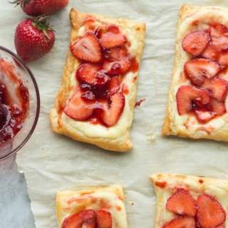 Strawberry Cream Cheese Danishes