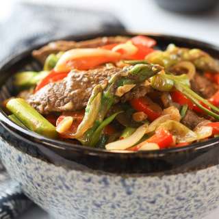 Szechuan Beef Stir Fry Asparagus