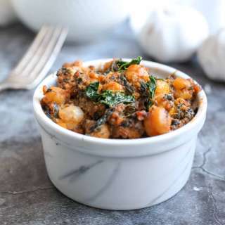 Garbanzos con Espinacas