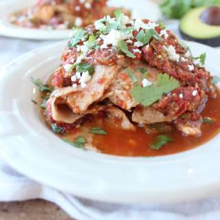 Crock Pot Chicken Fajita Tortilla Lasagna