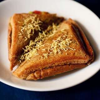 Mumbai Masala Sandwich | Bombay Masala Toast Sandwich