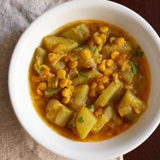 Lauki Chana Dal