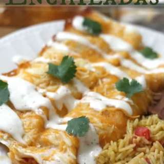 Ranch Chicken Enchiladas