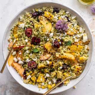 Stone Fruit Summer Couscous Salad