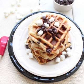 Gluten Free S’Mores Waffles