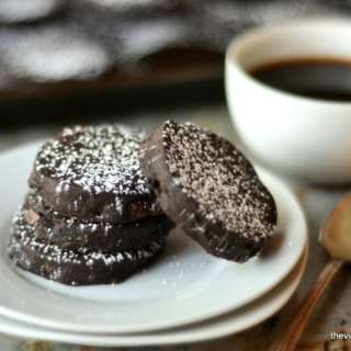 Deepest Darkest Chocolate Espresso Chip Cookies