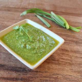 Arugula Walnut Blue Cheese Pesto