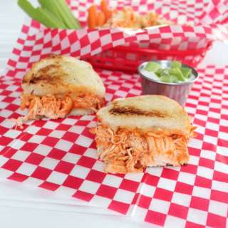Buffalo Chicken Pepper Jack Grilled Cheese